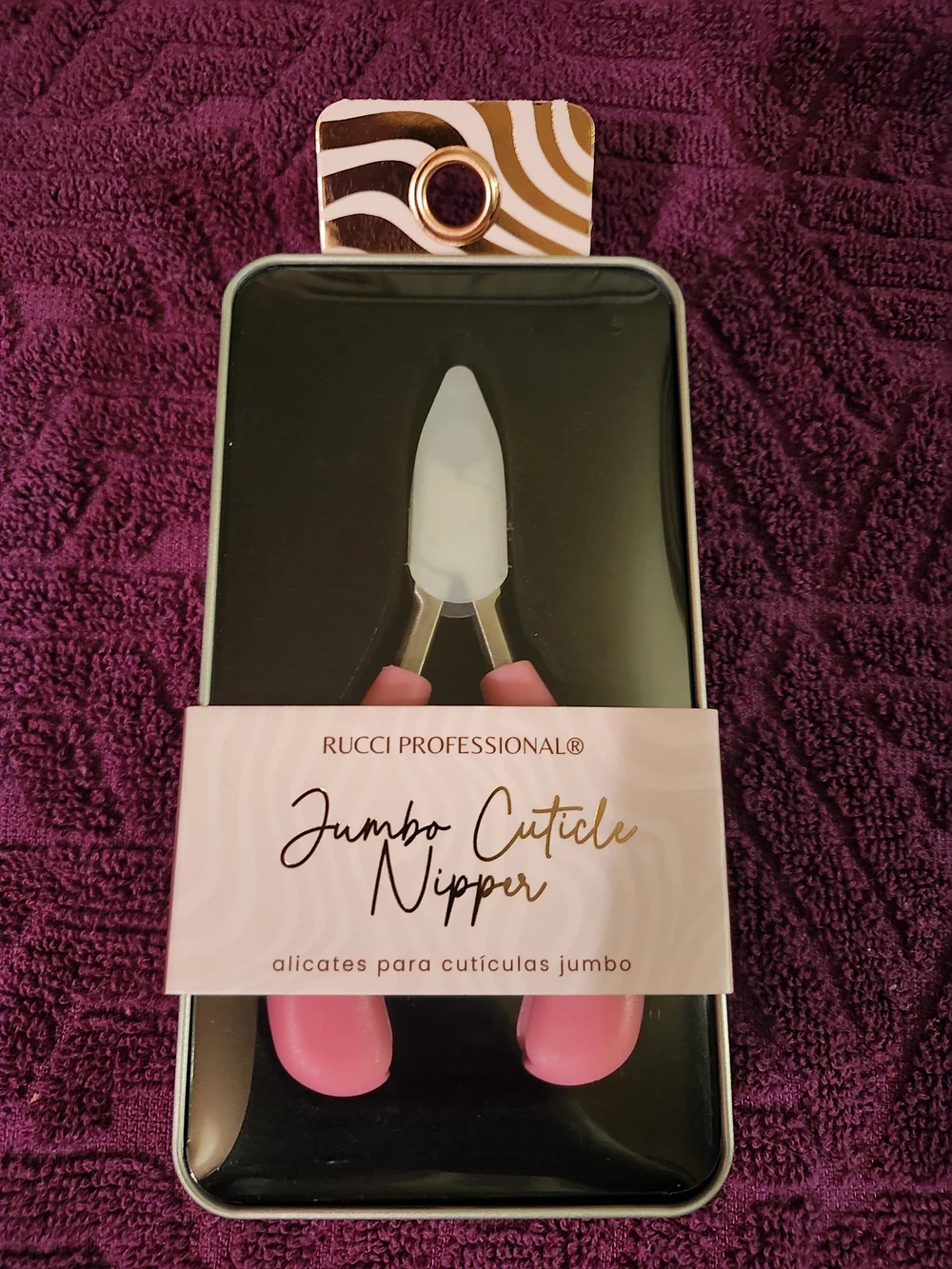 Rucci Professional Pink Jumbo Cuticle Nipper